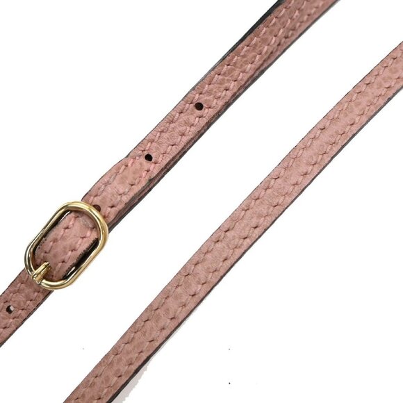 GUCCI Logo Swing Mini 2Way Shoulder Hand Bag Leather Pink GHW Italy 16KA851 - Picture 8 of 13